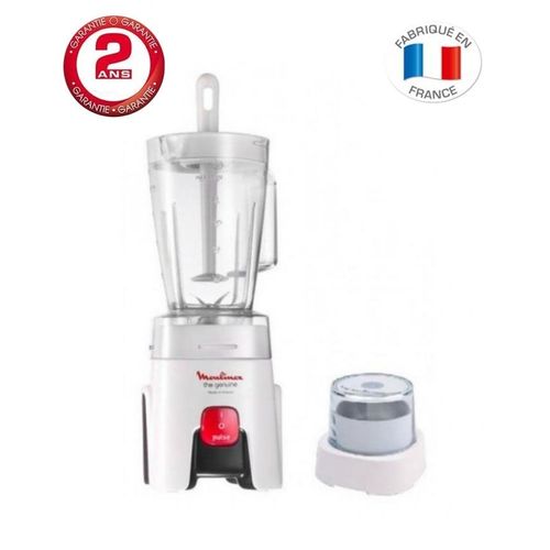 Moulinex Blender et moulin à cafe genuine 2 en 1 origine france puissance 500 watt