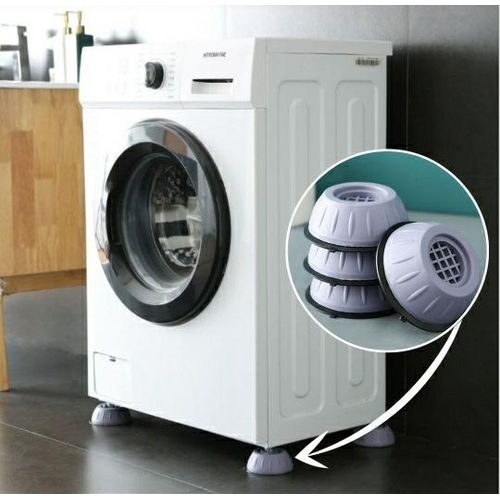4 pièces Machine à laver Anti Vibration coussinet Anti choc antidérapant  pied pieds Tailorable tapis réfrigérateur plancher meubles protecteurs  (Black), ✓ Meilleur prix au Maroc et ailleurs
